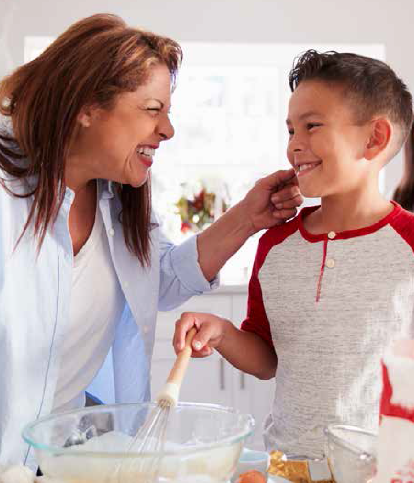 A lady and child. Family Photo